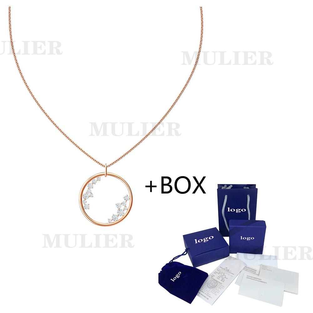 

SWA [New]MULIER 2019 NORTH Elegant Simple Joker Exquisite Female Necklace 5487069 Wild Jewelry Send Girlfriend Best Gift