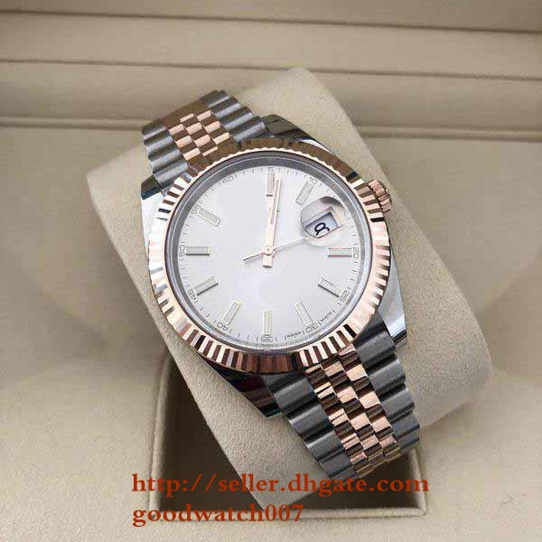 

Wristwatches Men's Luxury Products Quality Classic Series 126331 Datejust Stainless with Silver Sun Dust Dial movement automatic Watches, White