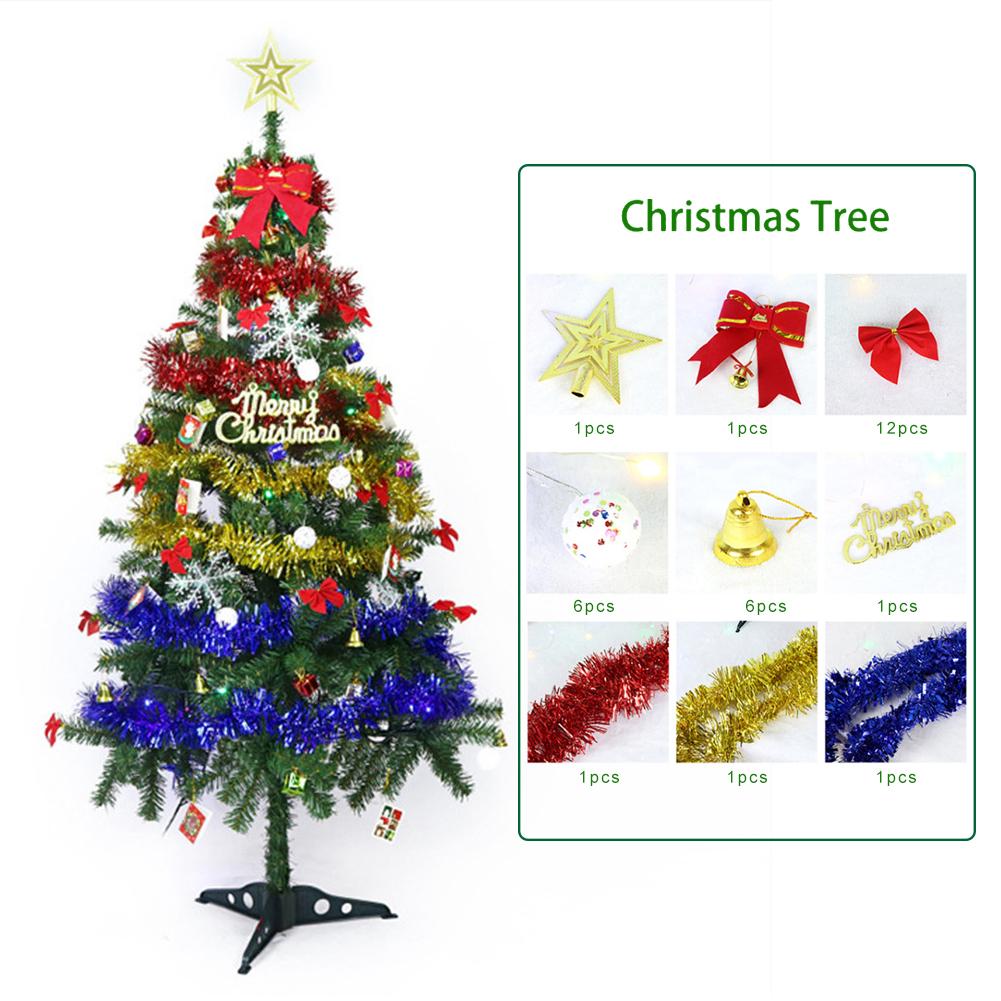 

120/150cm Christmas Tree Green Artificial Christmas Tree Decorations With Plastic Stand Holder Base For Home Party