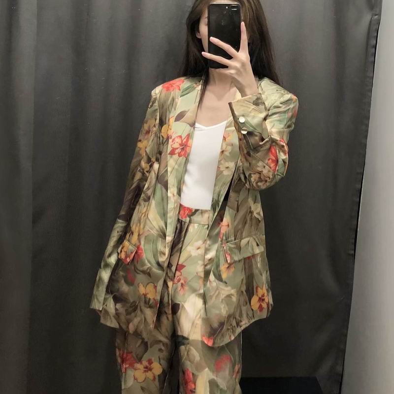 

Women Blazer Spring 2019 New Fashion Floral Prints Full Sleeve Modern Lady Clothing Female Casual Tops Outwear, Multi