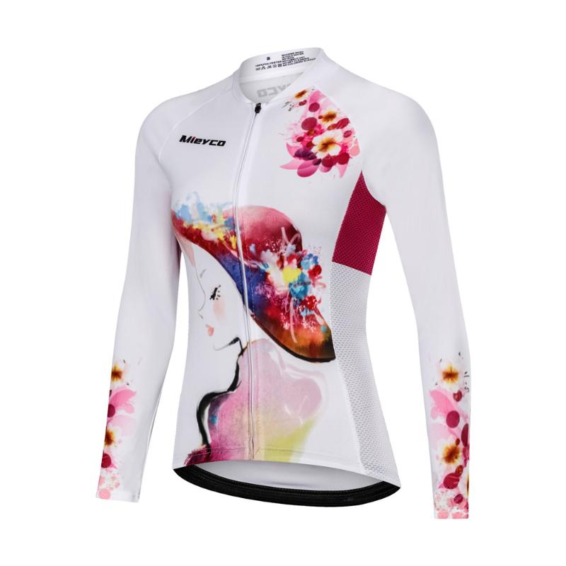 

Women Cycling Jersey Tops Summer Bicycle Wear Maillot Ropa Ciclismo Racing Bike Clothes Spring Outdoor Long Sleeve T shirt
