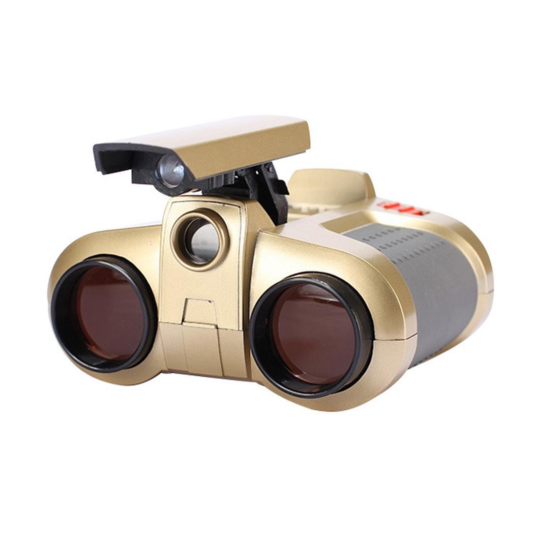 

Children's Binoculars 4 x 30 with Lights Night Vision Toy Science Education Puzzle