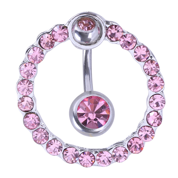 

D0487 ( 3 colors ) Belly navel ring Nice style 20 pcs Clear stone