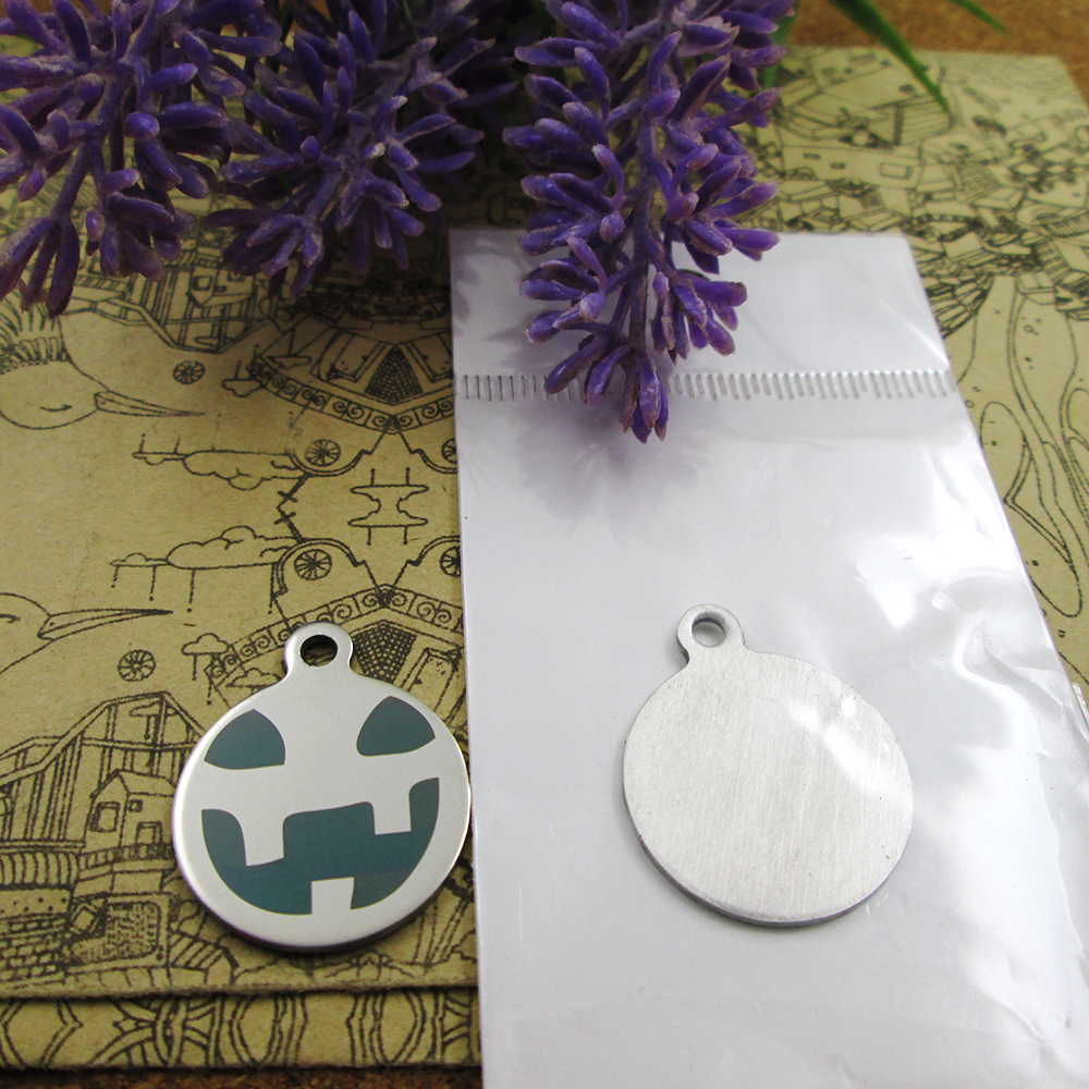 

40pcs--"Jack Skellington faces3"stainless steel charms more style for choosing DIY Charms pendants for necklace