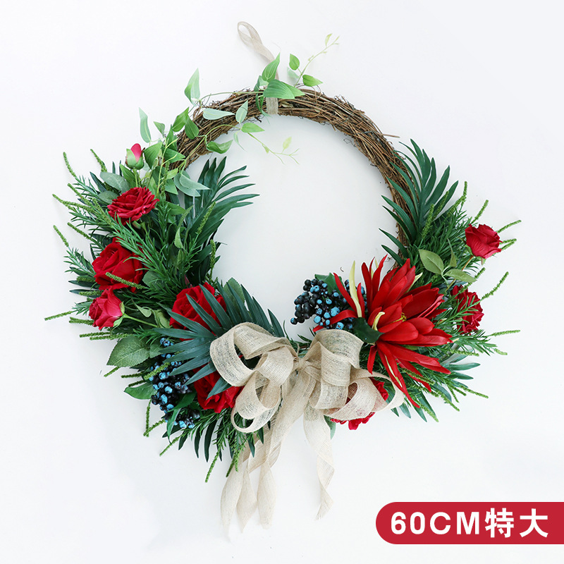 

sen xi Home Decorative Wreaths Increase Nordic Style Married Wedding near Ornaments Christmas Window Decoration