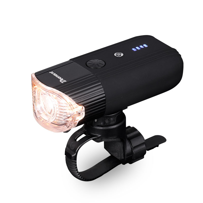 

Deemount Smart Cycle Headlight Bicycle Front LED Lamp W/ Yellow Warning Light for Daytime Cycling Up to 800lumen 4000mAH Lantern