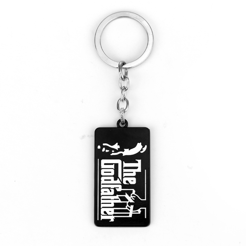 

The Godfather Metal Keychain Key Ring Pendant Collectible Movie Around Gift