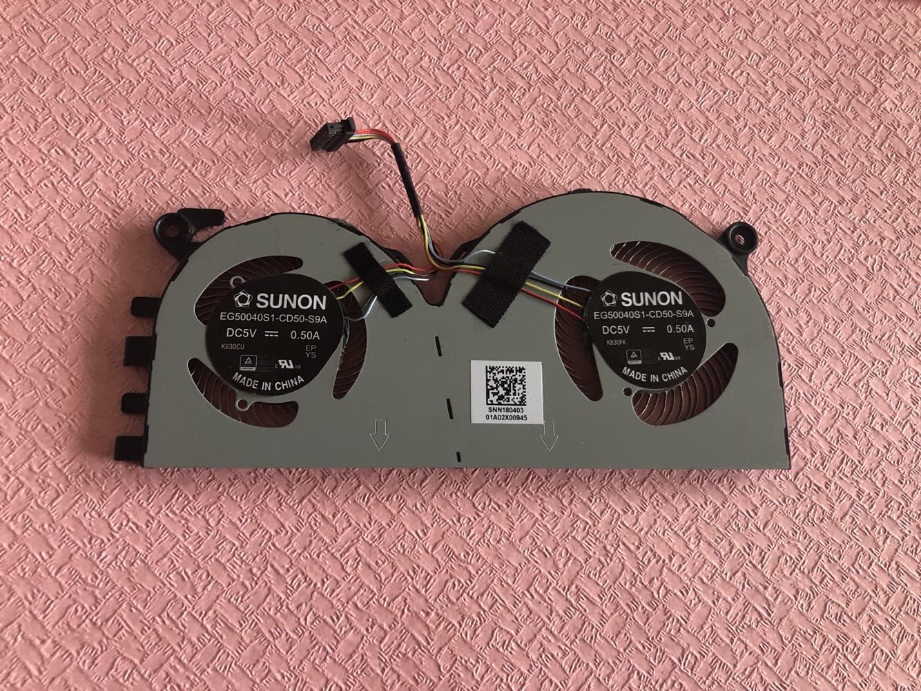

cpu cooling fan cooler for XIAOMI 13.3 2018 Fan EG50040S1-CD50-S9A