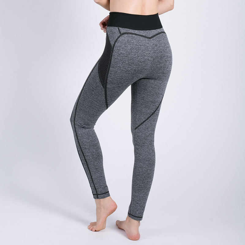 

Love Peach Hip Lifting Yoga Pants Slim Fit Sports Seamless Hit Underpants Female, Gray