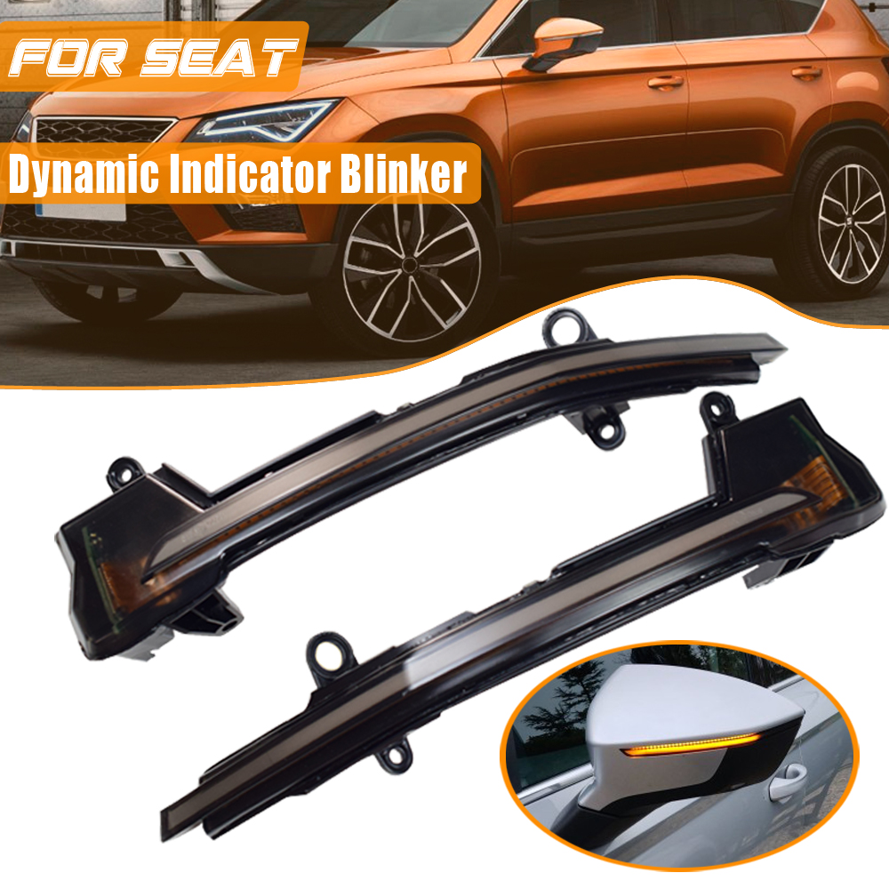 

For Seat Ateca Cupra Tarraco 2016-2019 FR Xcellence LED Dynamic Turn Signal Light Flasher Flowing Water Blinker Flashing Light