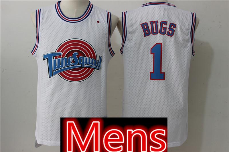 

Space Jersey Movie 23 Michael 1 Bugs Bunny ! Taz 13 Tweety 22 Bill Murray 10 Lola 2 D.DUCK Basketball Jerseys 1010 Size -XXL, Mens