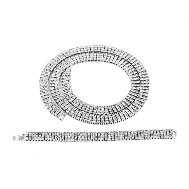 Silver and Bracelet