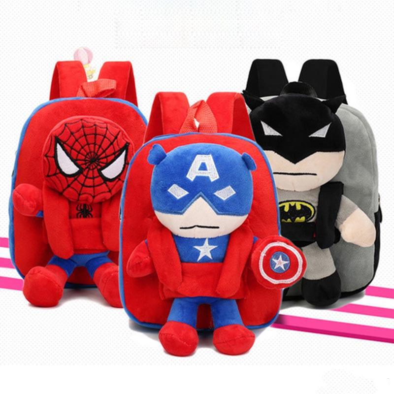 Zaino Borsa Fumetto Animale Asilo Peluche Giochi Bambini Morbido Cotone PP