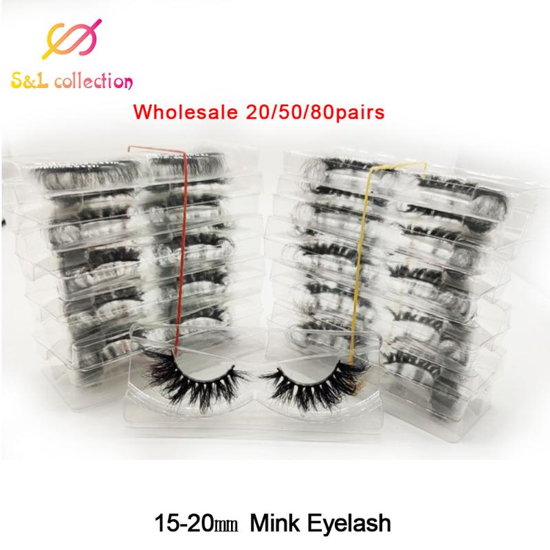 

20/50/80 pairs Eyelashes 3D Mink Eyelashes Hand Made Natural Long Faux Mink Lashes Cruelty Free False Lashes Maquiagem Makeup