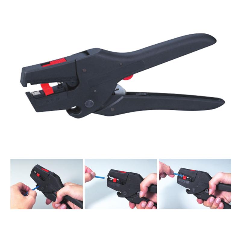 

Multi-functional Hand Tool Cable Cutter and Stripper for Single or Multiple Cables and Wires of 0.08-6.0mm²