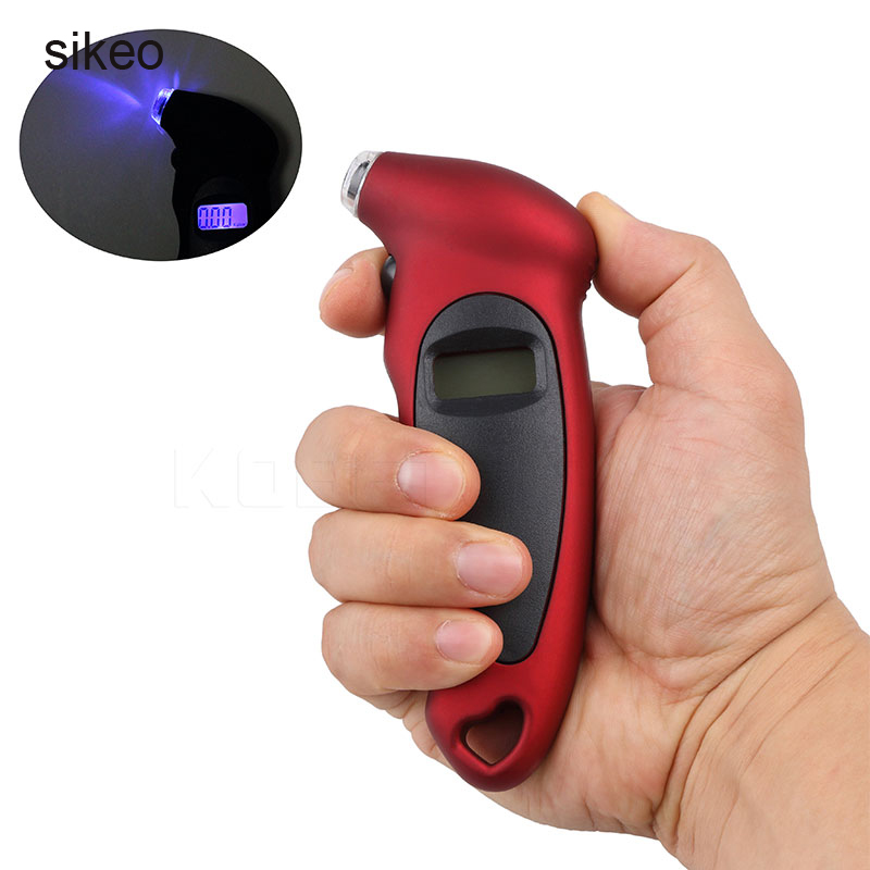 

Red Black Blue Tire pressure gauge 0-150 PSI Backlight High-precision digital tire pressure monitoring car gauge