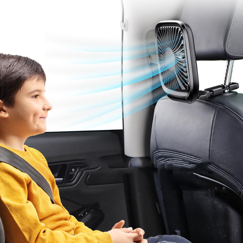 

New 3-Speed USB Cooling Fan Small Fan For Car Backseats Air Conditioner Mini USB For Office Gadgets Desktop Desk