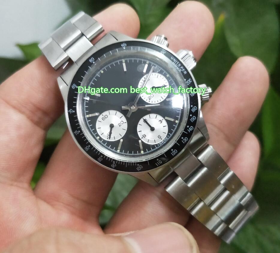 

Hot Items Top Quality Watch Vintage 40mm Cosmograph Paul Newman 6263 Chronograph Asia 7750 Movement Mechanical Hand-winding Mens Watche, No box papers