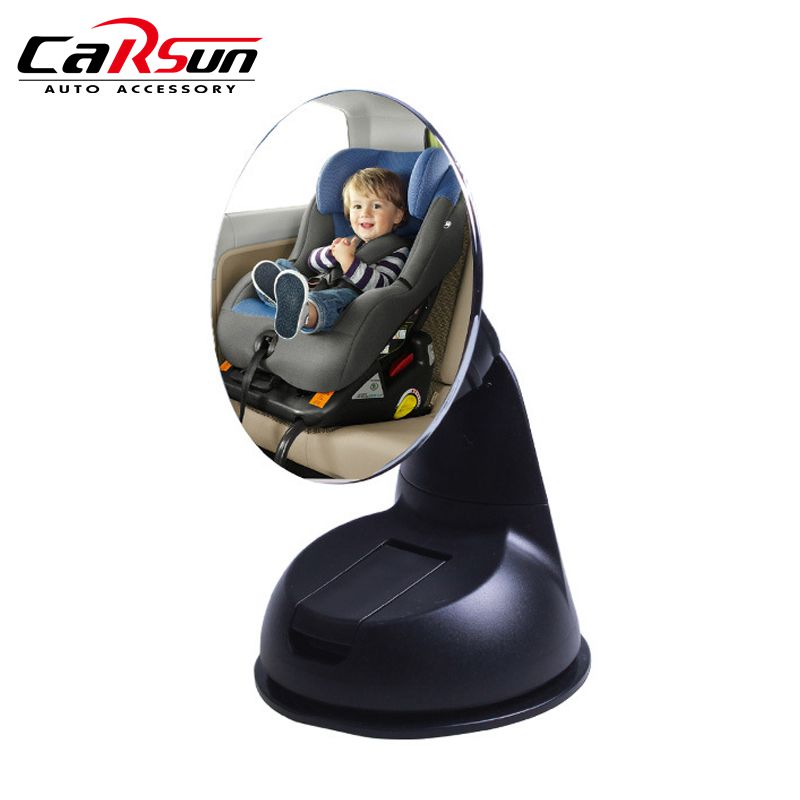 

Rotation Car Baby Mirror Acrylic Suction Back View Rearview Mirror Baby Rear Ward Facing Kids Infant Auto Safety Accessories