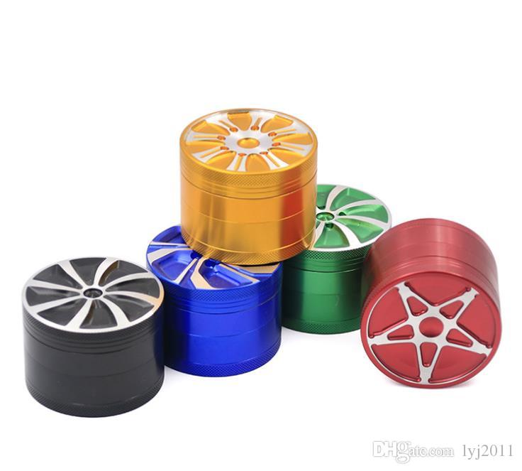 

New personalized creative top smoked device diameter 63MM 4 aluminum alloy