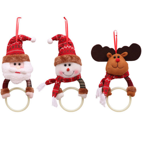 

1Pcs Lovely Towel Ring Cchristmas Clothing Napkin Ring for Home Christmas Decor Pendant