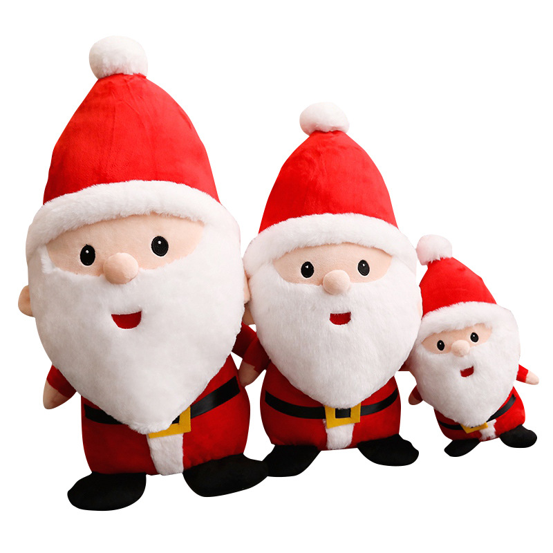 

50cm Christmas Gift Santa Claus Boys Pillow Children's Dolls Holiday Blessings Christmas Pendants Drop Ornaments 2019 New Year