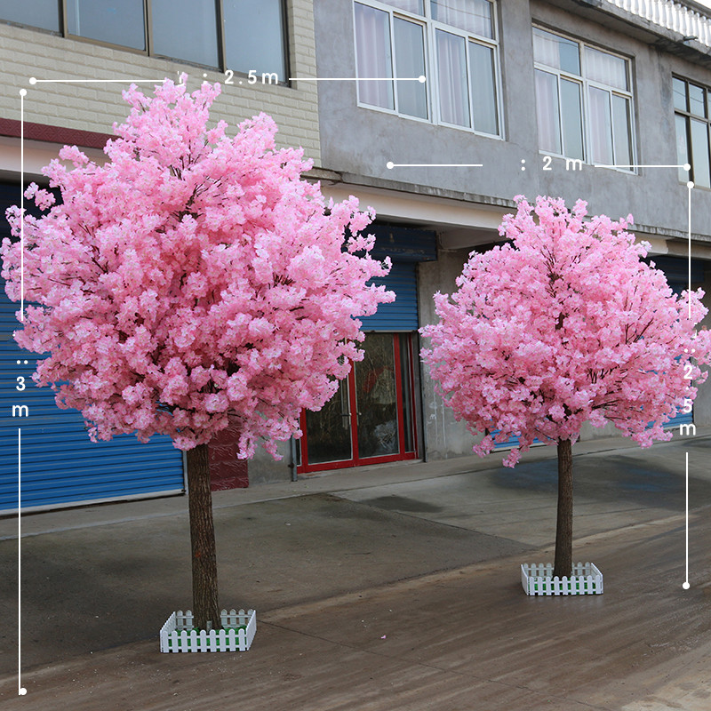 

1.8M 6.5 ft height pink color artifical cherry blossom tree Christmas tree Roman Column Road Leads Wedding Mall Opened Props