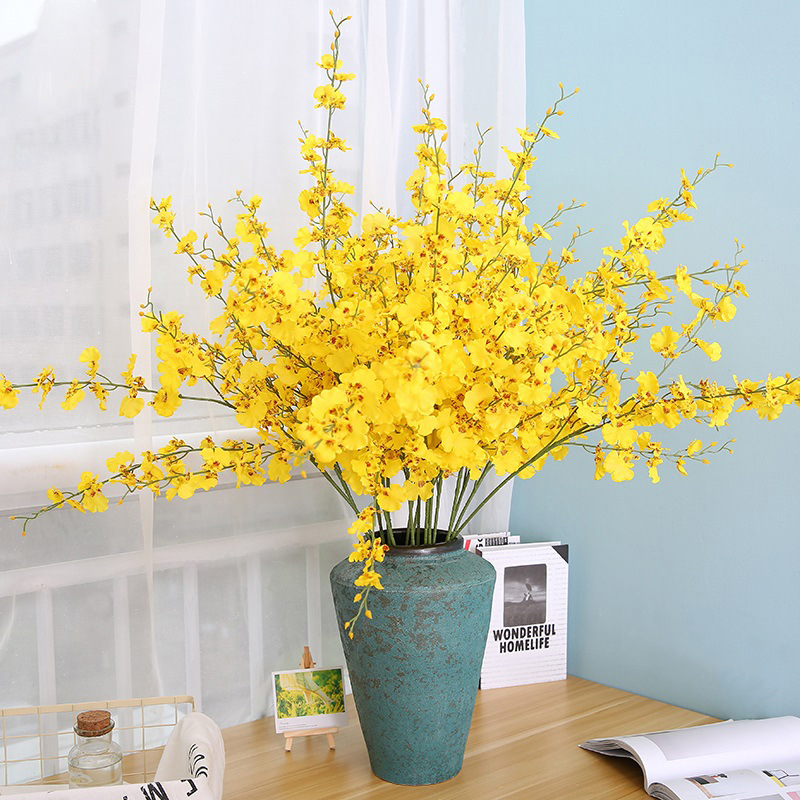 

High-end simulation flower wedding simulation plant home decorative flowers, Orange