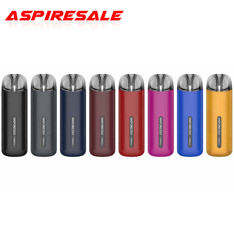 

Authentic Vaporesso Osmall AIO Pod Kit Built-in 350mAh Battery and 2ml Pod Cartridge with 1.2ohm Coil, Black