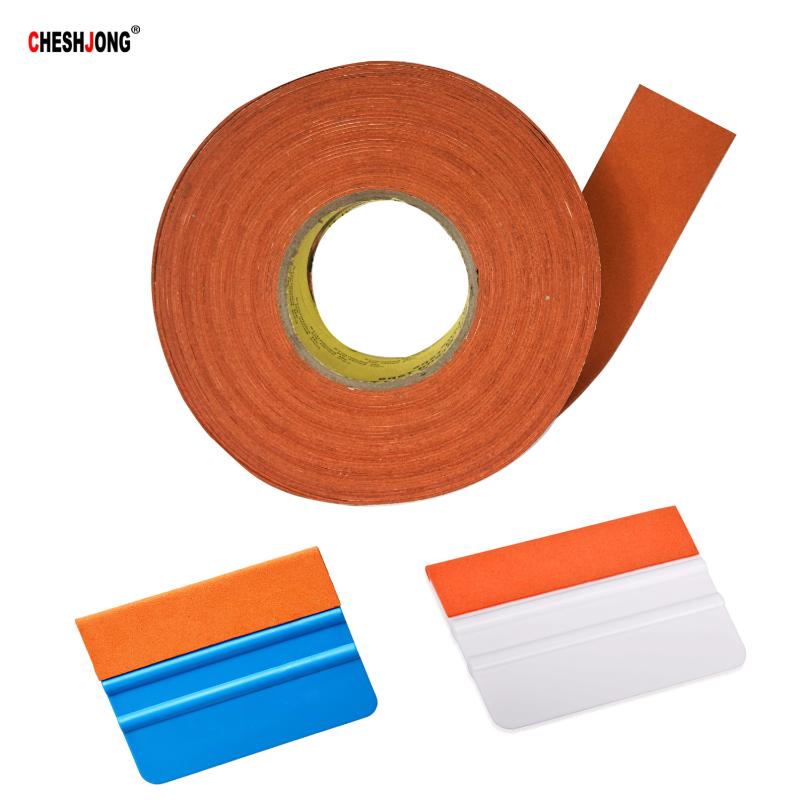 

Cheshjong Carbon Fiber Car Wrap Vinyl Suede Felt Cloth Film Edge Fabric For Card Squeegee Scraper Car Tools No Scratch Protector