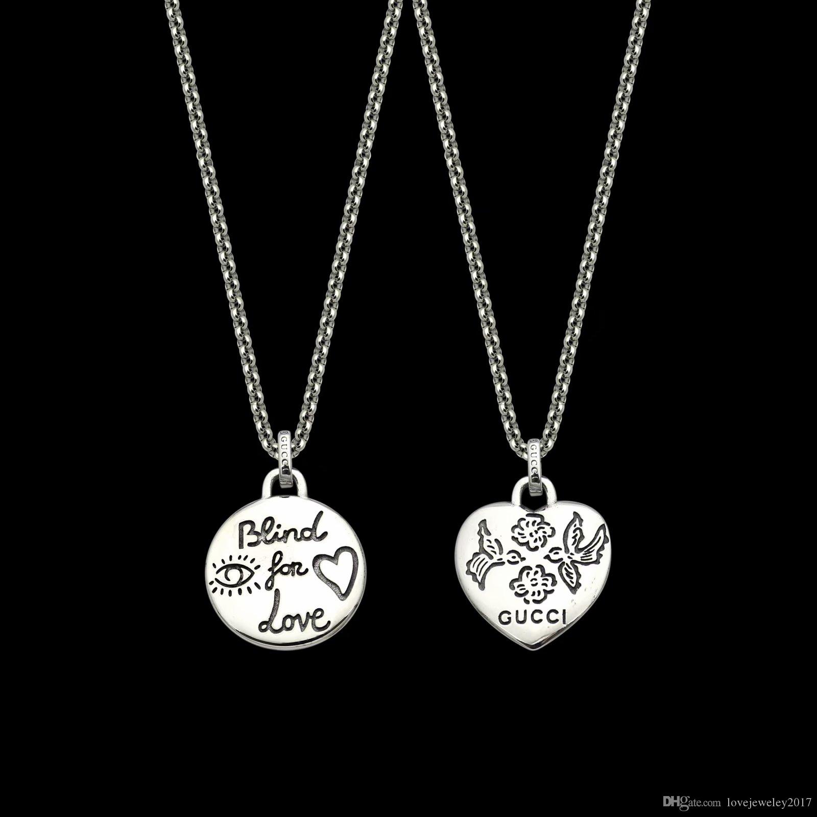 EoCot Heart Shape Necklace Australian Crystal Pendant Necklaces for Women