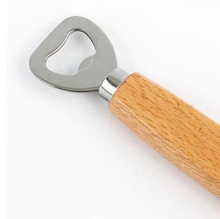 

Kitchen Bottle Opener Tools Wooden Handle Beer Openers Bar Tools Soda Beer Bottle Cap Opener Wine Bottle Opener Tool YYSY67