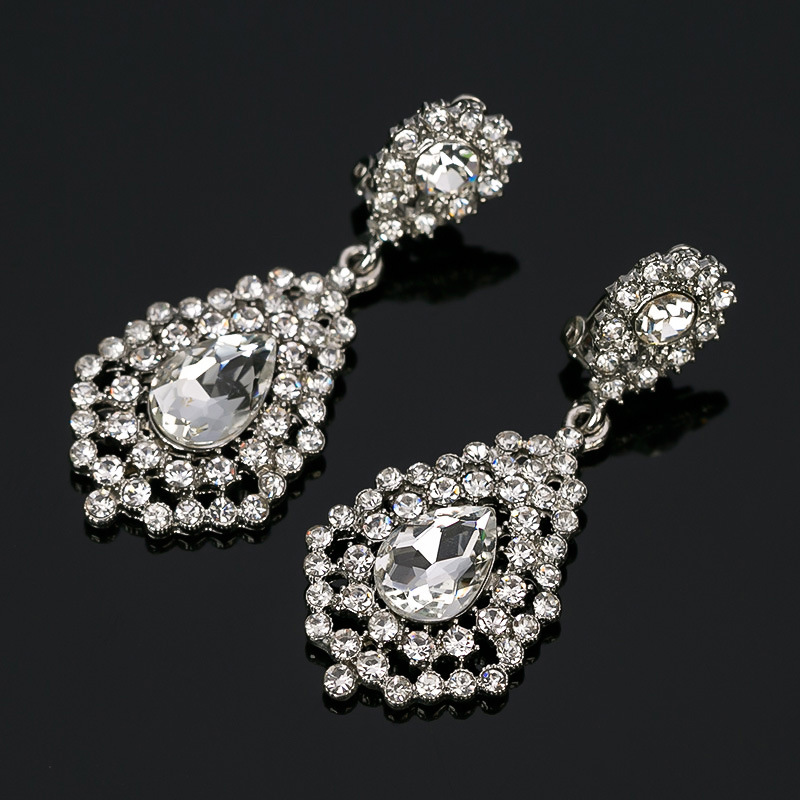 

Grace Drip Earrings Earring Woman Fund Temperament Long A All-match Accessories Defence Allergy Eardrop