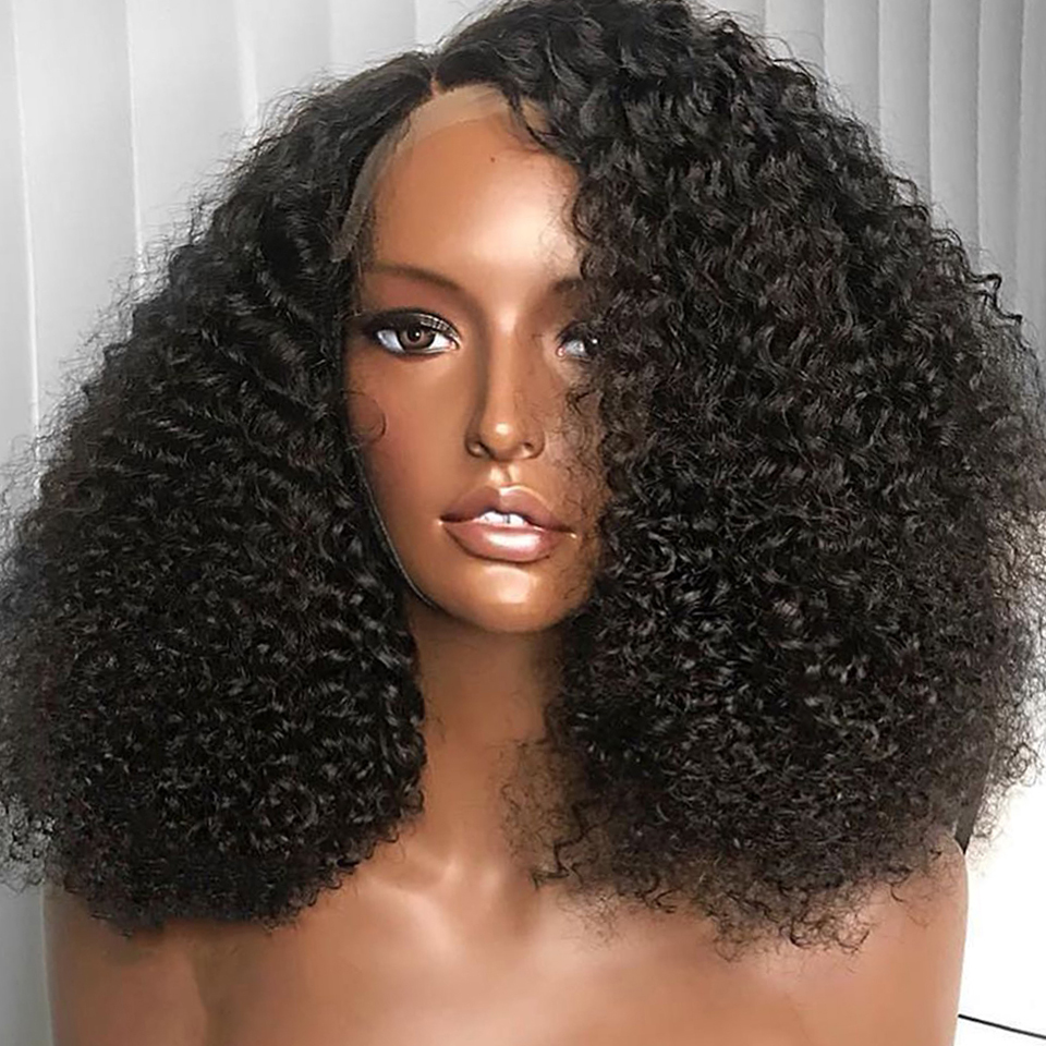 

Afro Kinky Curly Wig Short Bob Lace Front Human Hair Wigs For Black Women Bleach Knots Remy Brazilian Hair Pre Plucked