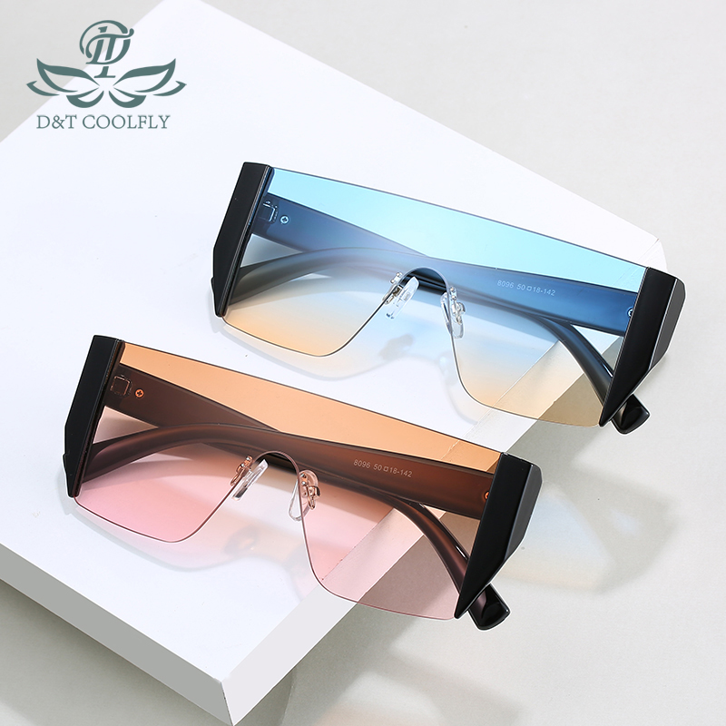 2020 New Fashion Square Sunglasses Men Women Vintage Gradient Color Lens Frame Female Classic Sunglasses