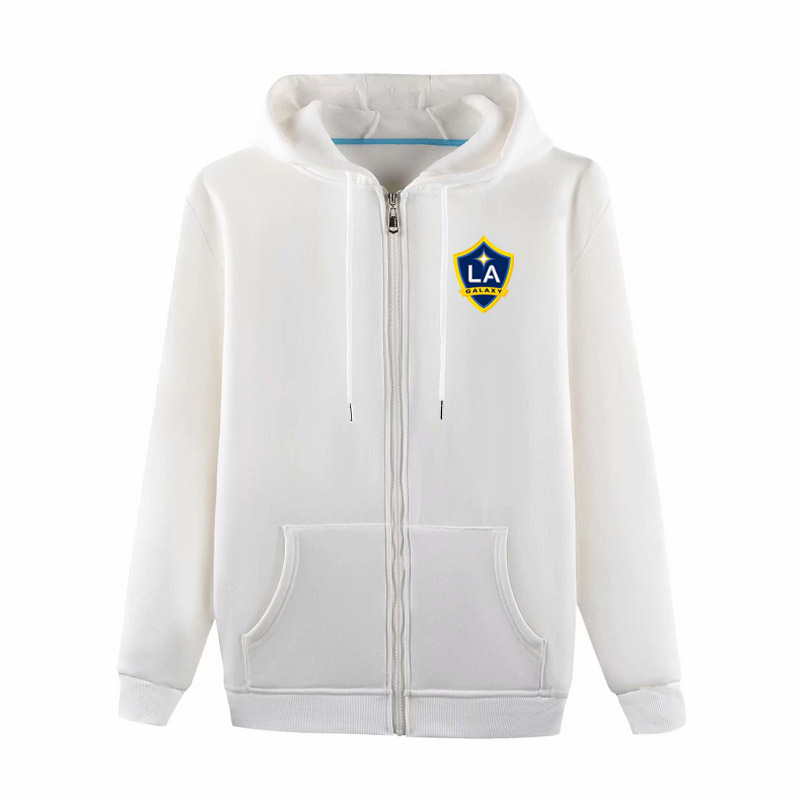 

2020 LA Galaxy FuAll-Zip Hooded Jacket soccer Training Jacket football Hoodie Pullover Jacket soccer Sweatshirt coat Men's Jackets
