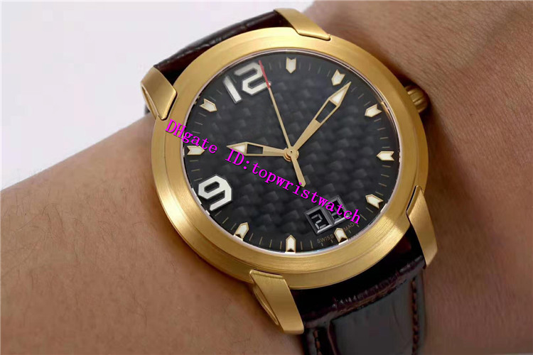 

HG Factory L-EVOLUTION R10 Luxury Watch Big Date 18k Gold Wristwatch Swiss 6950 Automatic Mechanical 28800 vph Carbon Fiber Dail Sapphire