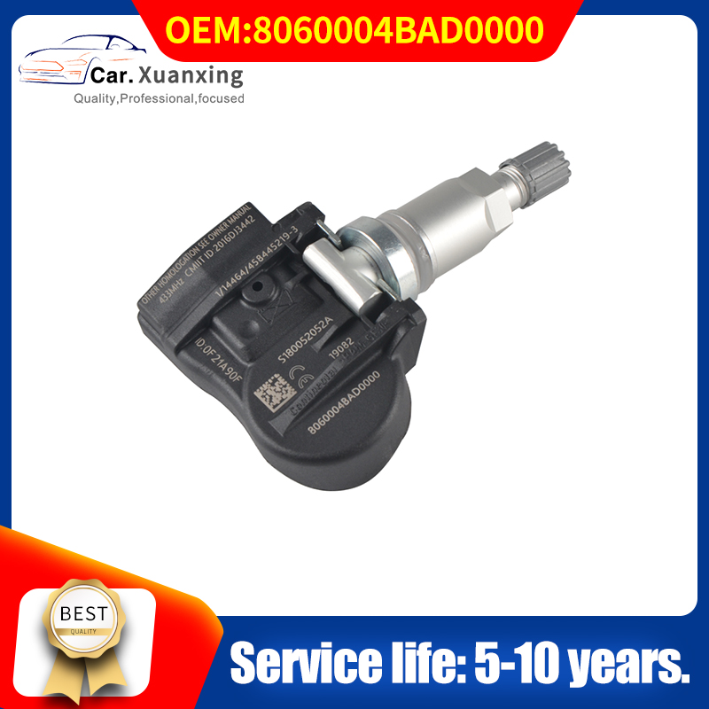 

8060004BAD0000 TPMS Tire Pressure Sensor Monitoring System 433MHz For Trumpchi GA3 GA3 S GA6 GA8 GS4