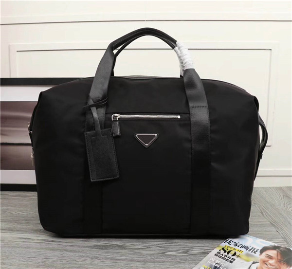 

Global Free Shipping Classic Luxury Set Canvas Men's Travel Bag The Best Quality Tote 0796 Size 50cm 35cm 22cm, Black