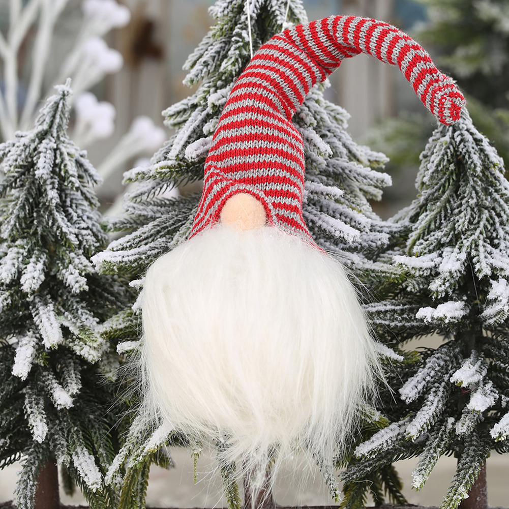 

Lighted Faceless Christmas Home Accessories Forest Doll Pendant Party DIY Ornaments Hanging Glowing Festival Holiday Decoration