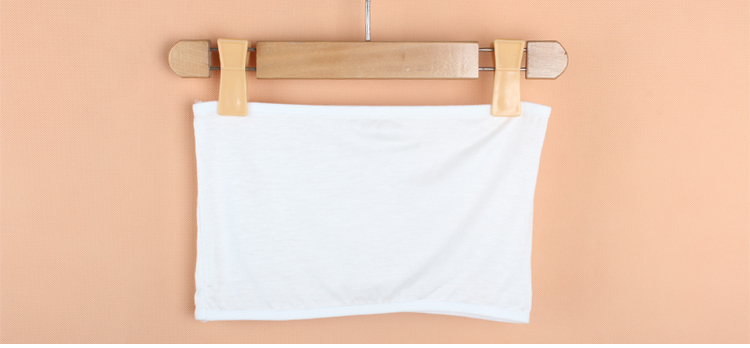 

kids tube top cotton underwear baby children girl tanks camisoles training bras strapless white undershirts Chest wound, Black