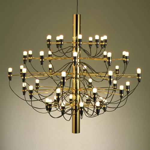 

Gino sarfatti design Chandelier Lighting Living room Bedroom Staircase Chandelier Black Rose Gold branch Wire Chandelier Lamp
