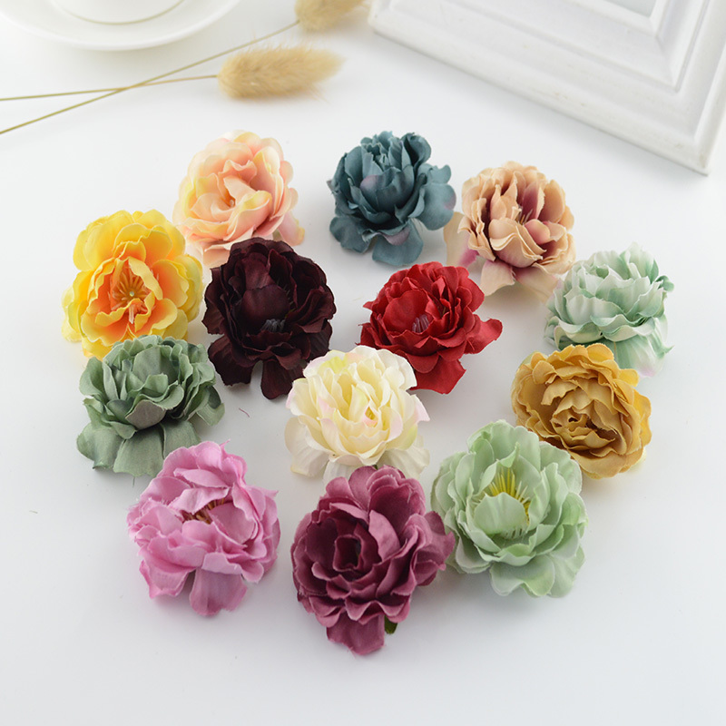 2019 European Retro Silk Tea Roses Head Wedding Decor For Home