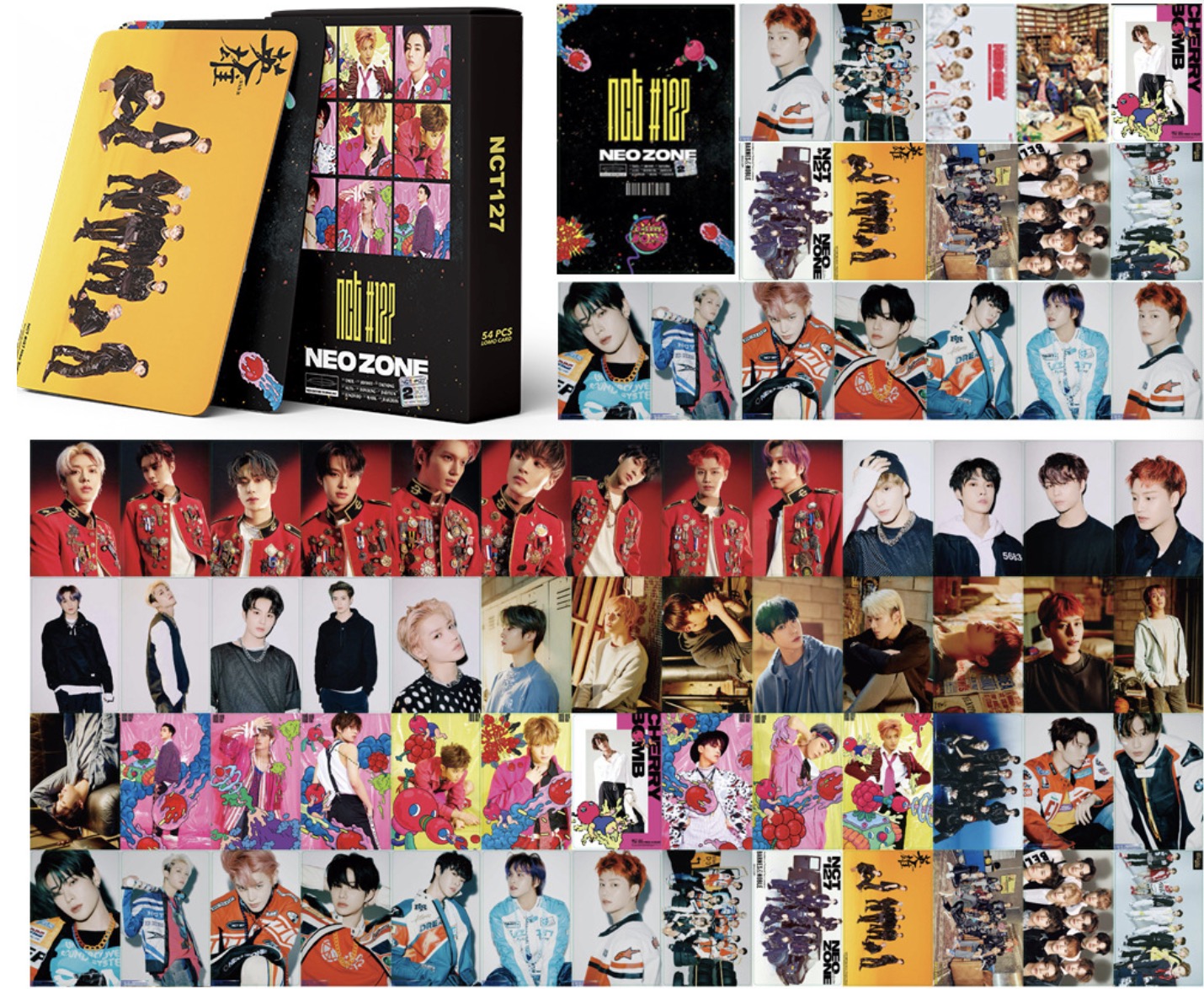 

10boxes/lot free shipping nct127 lomo card