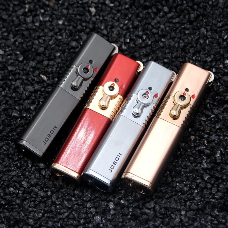 

fixed fire lighter creative grinding wheel open fire metal gift lighter cigarette