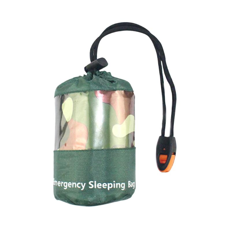 

Travel Waterproof Foldable Hiking Windproof Camping Training Tent Thermal Sleeping Bag Outdoor Sports Soft Emergency Situation