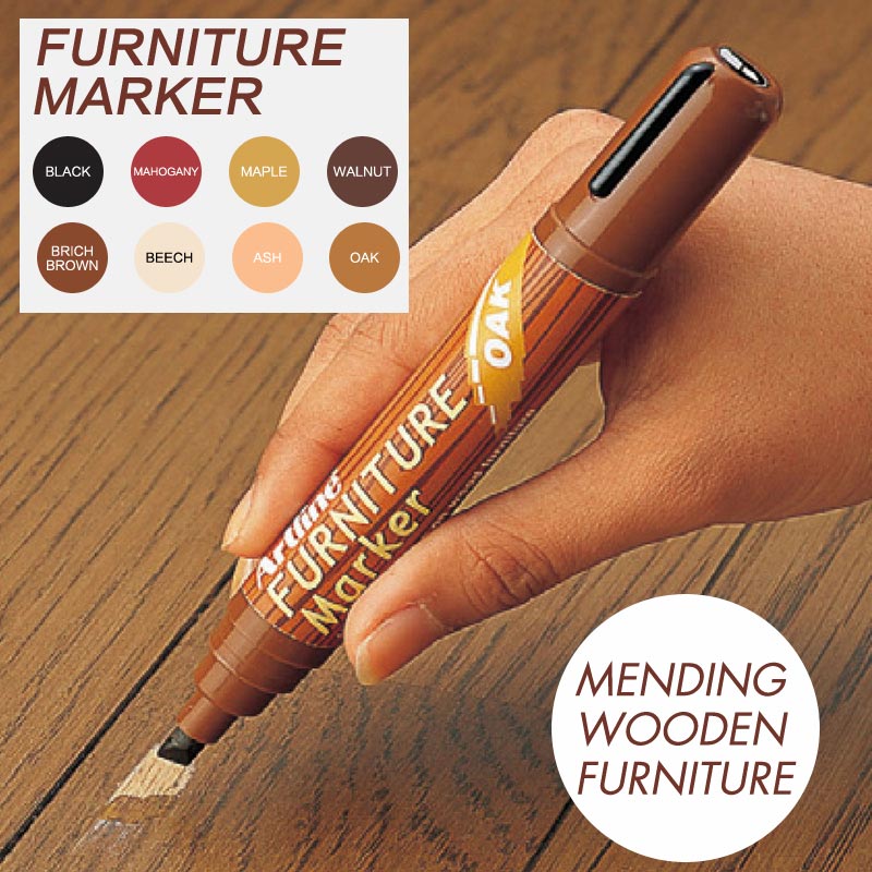 

8 Colors 2-5mm Wooden Floor Tables Chairs Remover Scratch Repair Paint Pen Furniture Markers For Mending