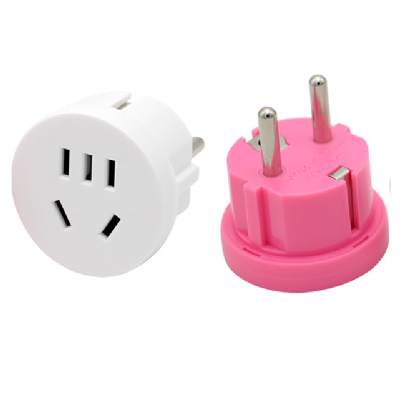 Travel Wall AC Power Plug Wall Charger Outlet Adapter Converter 2 Round Pin Socket US AU To EU Plug USA AUS To Euro Europe-image-463398039