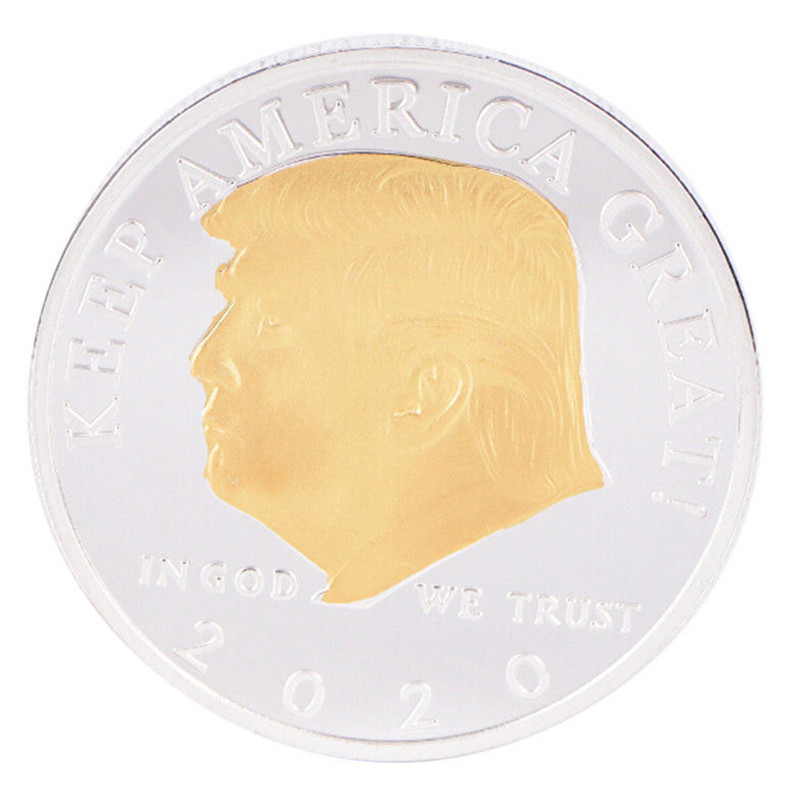 

Donald Trump 2020 Coin American President Commemorative Coins Keep America Great Gold Silver Badge Election Supplies Free Shipping