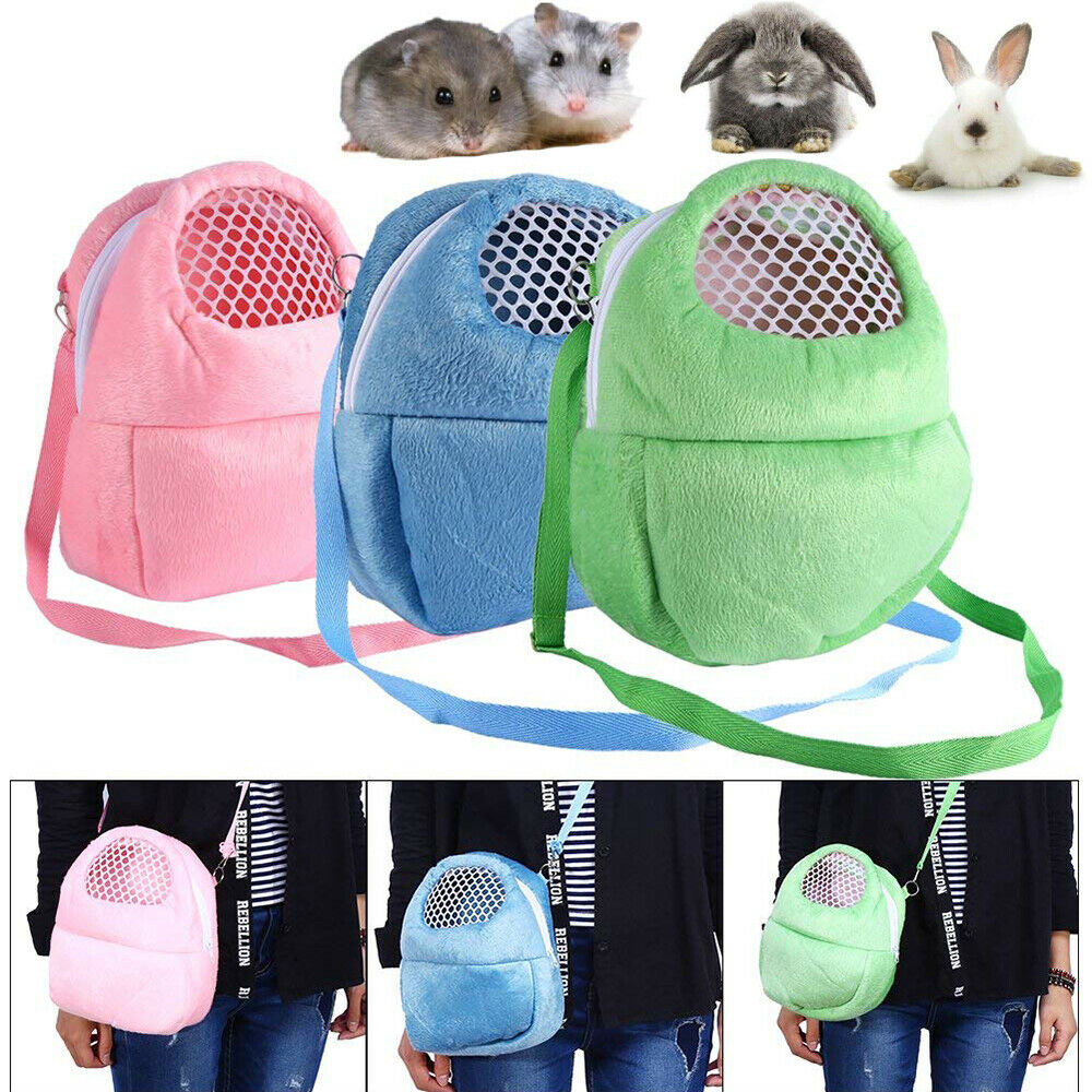 

Small Pet Carrier Rabbit Cage Hamster Chinchilla Travel Warm Bags Cages Guinea Pig Carry Pouch Bag Breathable Cat carriers